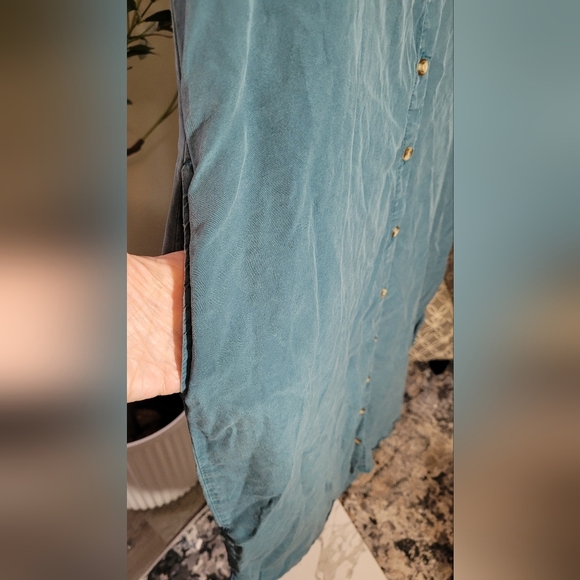 Thread & Supply Sleeveless Buttin Down Shirt Dress - Picture 4 of 4